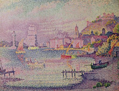 Leaving the Port of Saint-Tropez by Paul Signac